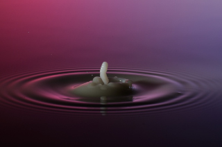 Tropfen in Wasser (387)